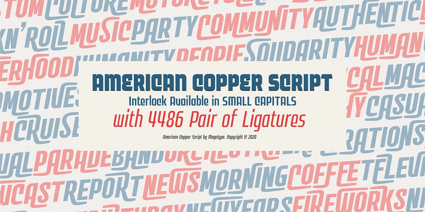 Пример шрифта MGT American Copper #12
